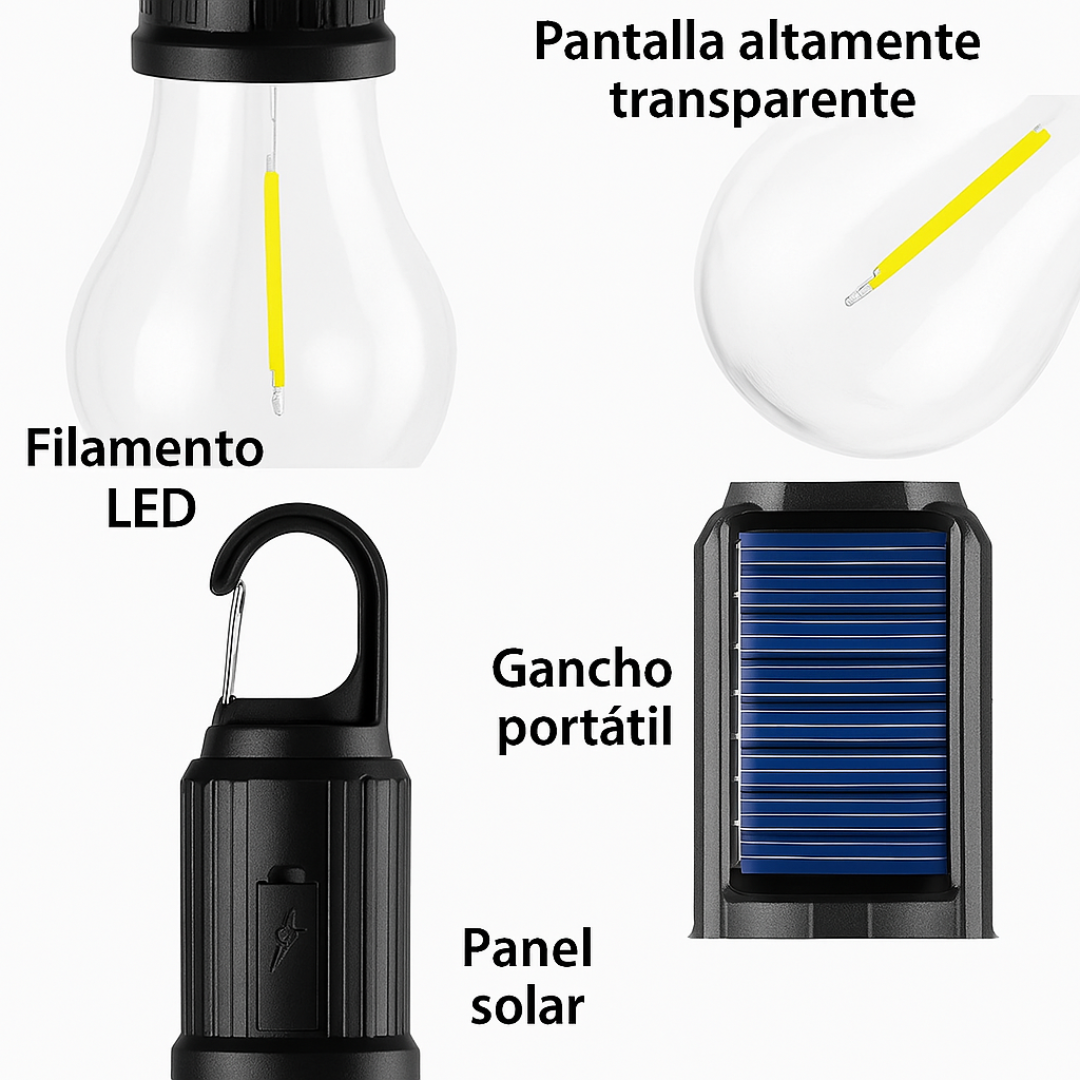 Solarix™ Luz Solar Portatil - Pack 4 unidades