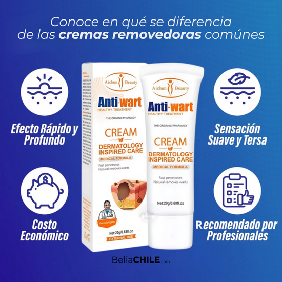 AntiWart™ Crema Removedor de Verrugas 🌿⚡