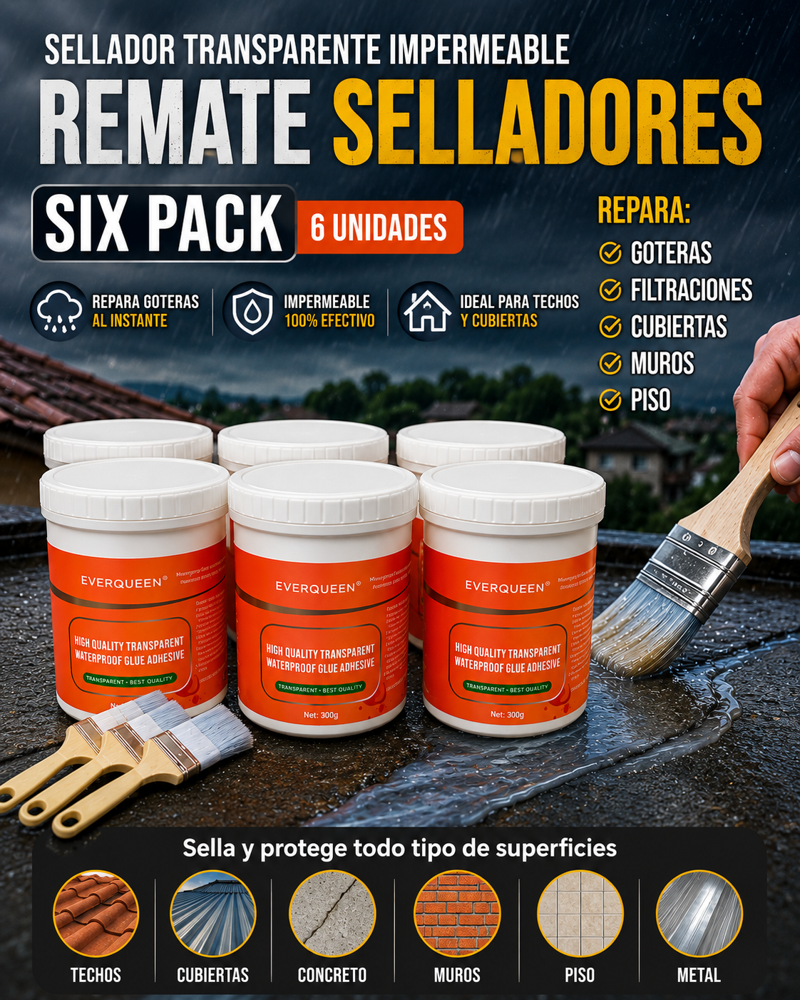Sellador Impermeable Transparente
