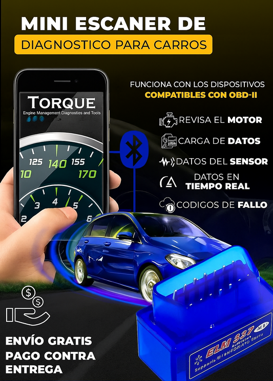 🚗ScanPro™ Escáner de diagnostico ELM325 vehículos