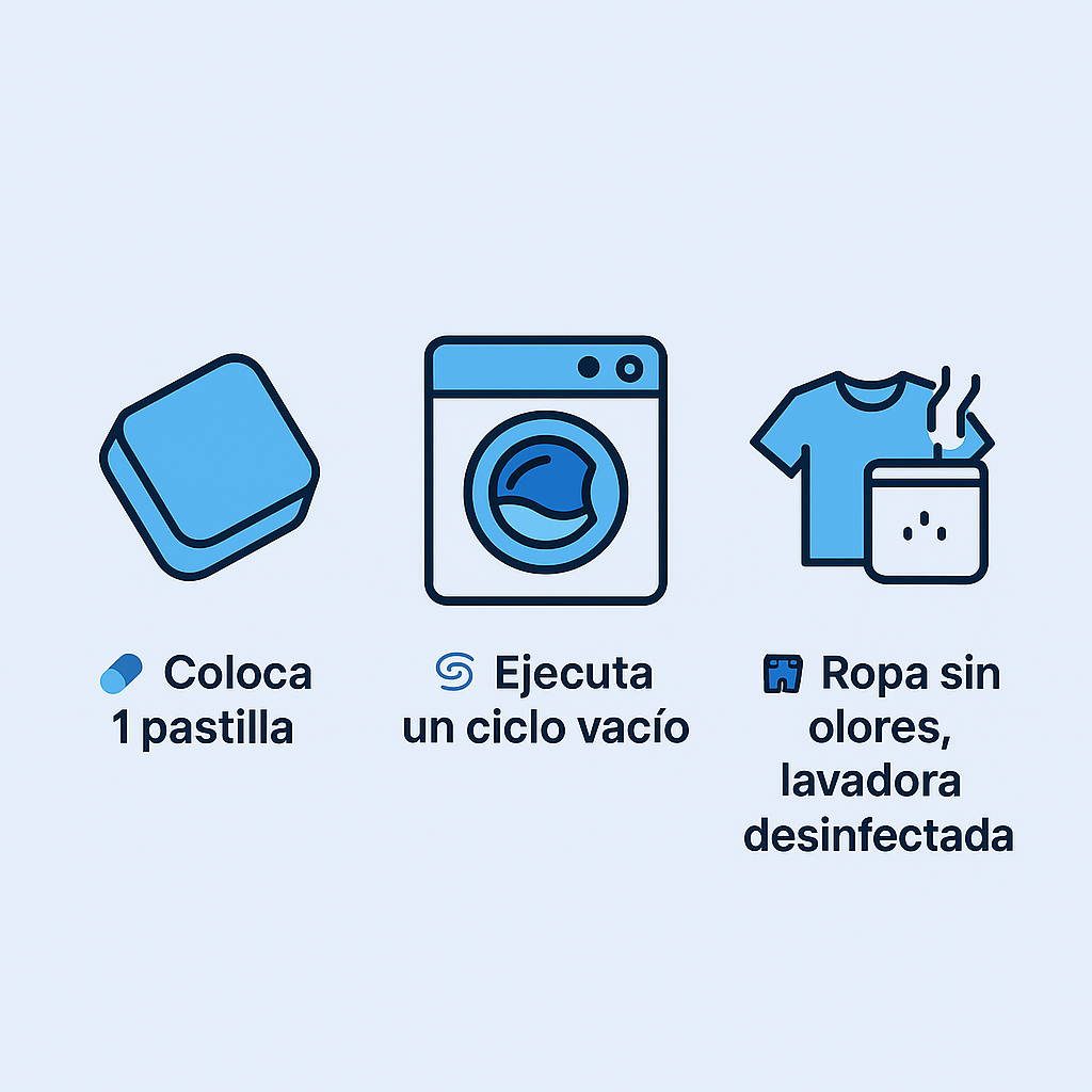 Pastillas Lavadora Limpia - Caja (60 unidades)