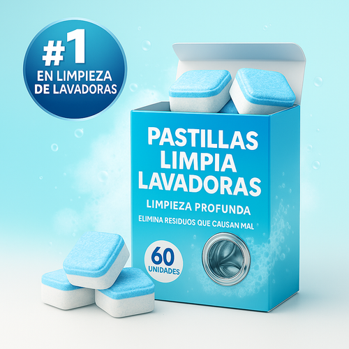 Pastillas Lavadora Limpia - Caja (60 unidades)