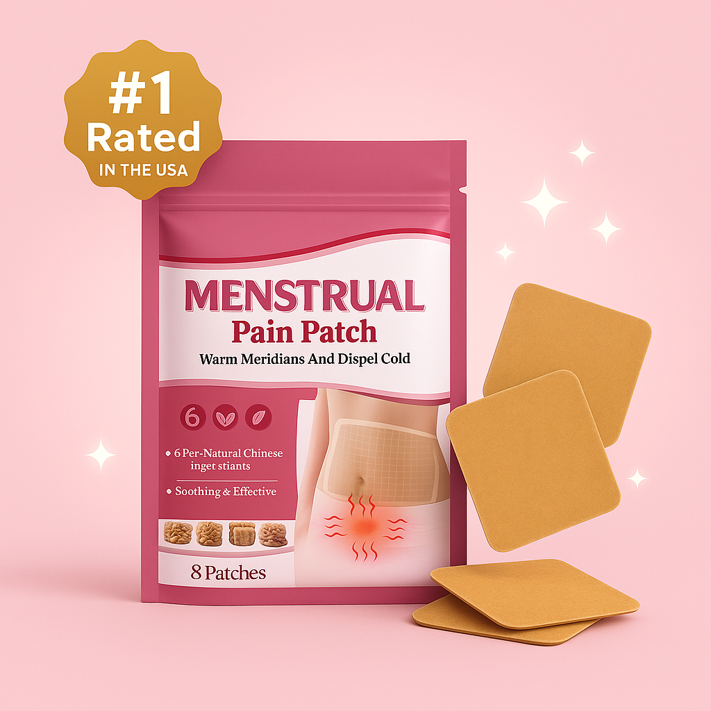 Alivya™ Pack 8 Parches Menstruales - Alivio de Cólicos