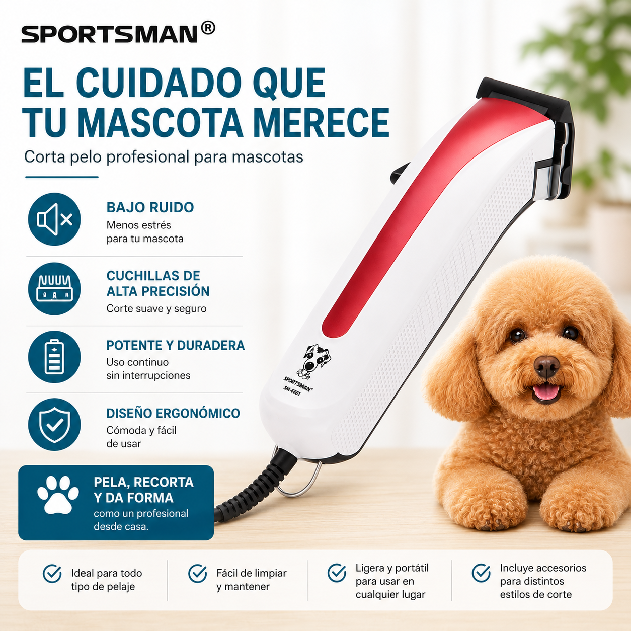 MAQUINA DE AFEITAR MASCOTAS