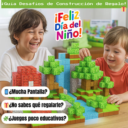 DivertiCraft™ Bloques Magnéticos Minecraft 75 piezas