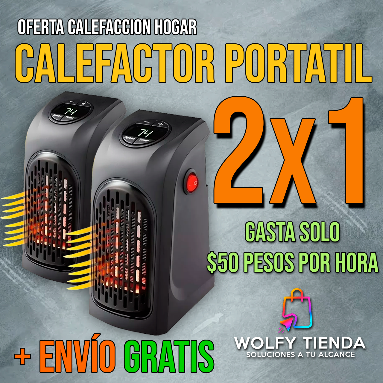Calefactor Eléctrico Portátil - ¡OFERTA LIMITADA!
