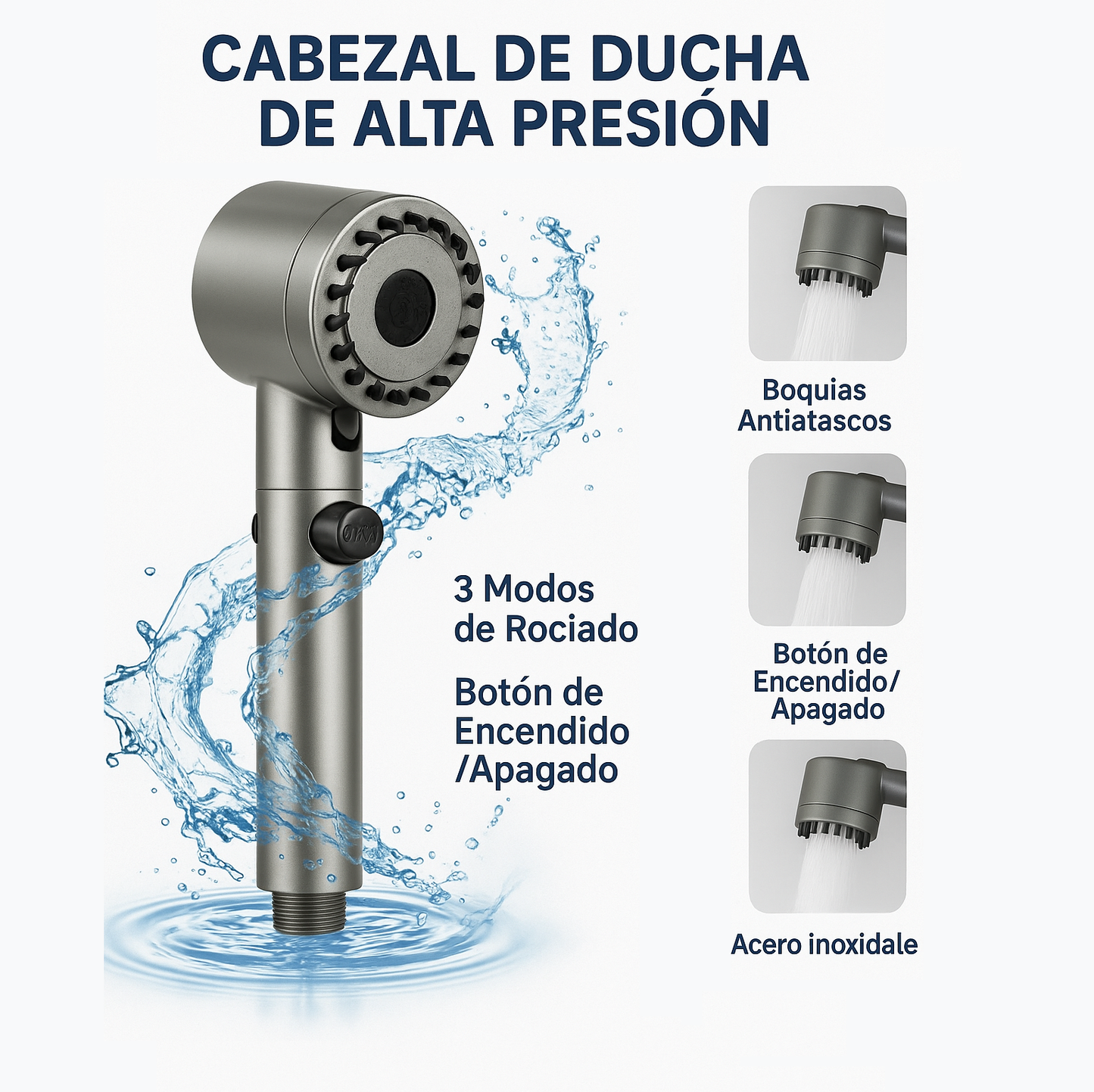 EcoPulse™ Ducha Masajeadora Alta Presión - ¡OFERTA LIMITADA!