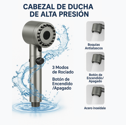 EcoPulse™ Ducha Masajeadora Alta Presión - ¡OFERTA LIMITADA!