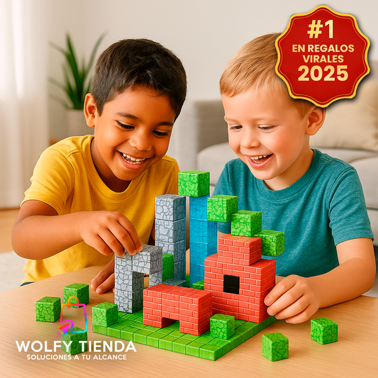 DivertiCraft™ Bloques Magnéticos Minecraft 75 piezas