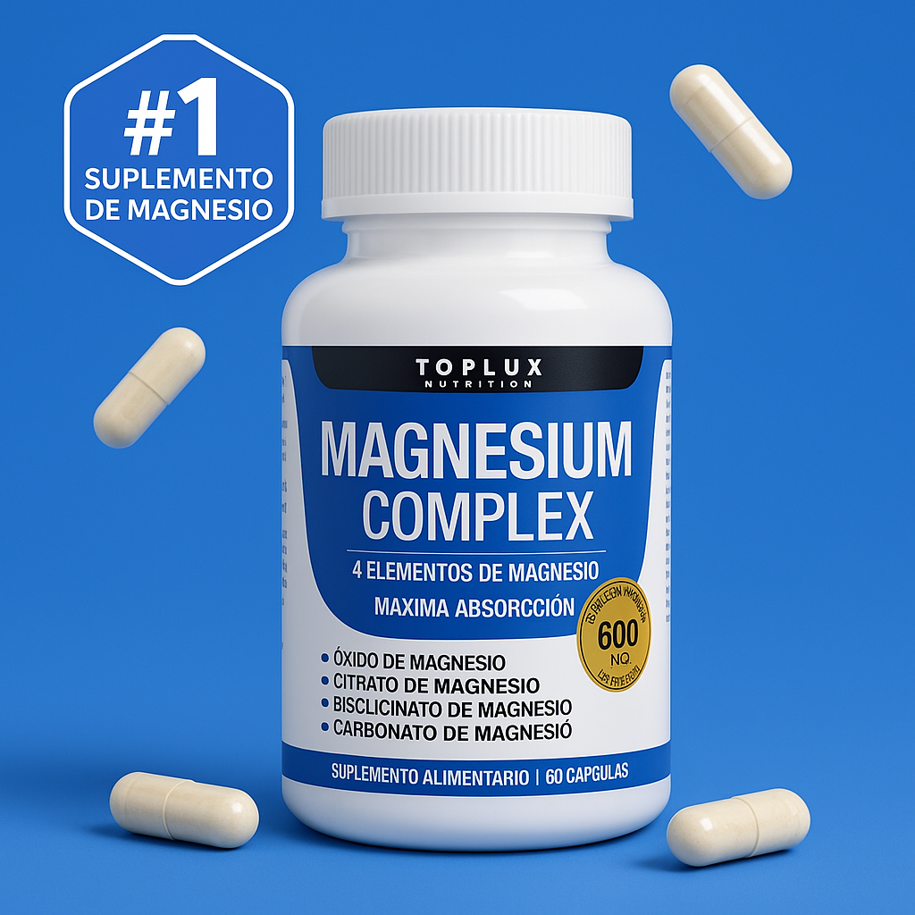 TopLux™ Magnesium Complex 600 mg (60 Caps.)