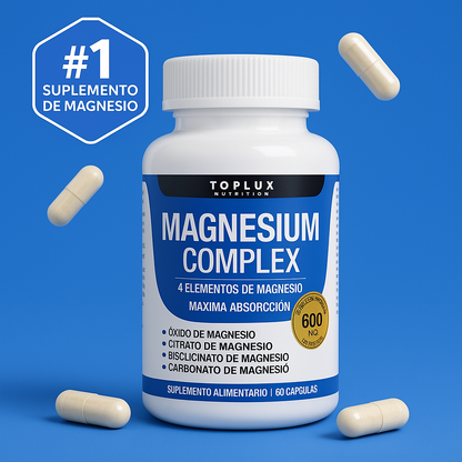 TopLux™ Magnesium Complex 600 mg (60 Caps.)