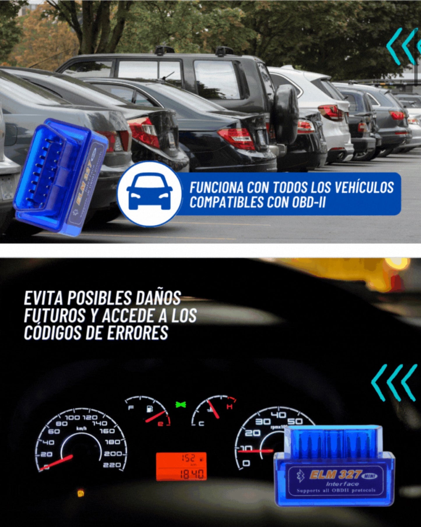 🚗ScanPro™ Escáner de diagnostico ELM325 vehículos